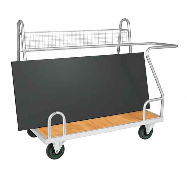Supplywise board trolley similar to the Makro heavy-duty steel board trolley with 250kg capacity and wheels.
