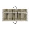 Supplywise bolted shelving shelf divider, similar to the Krost Shelving beige steel shelf divider for bolted shelving, 30.5 x 45.7 cm.