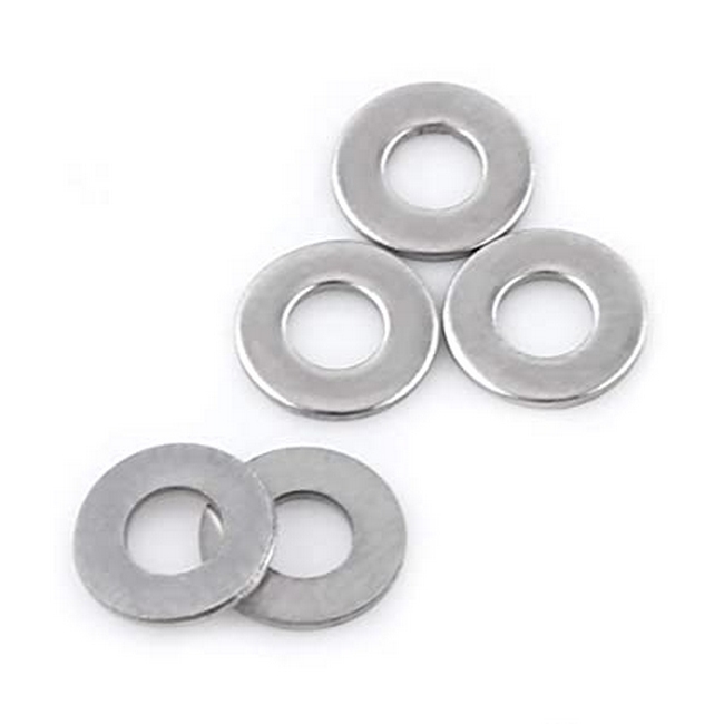 Supplywise bolted shelving washer, similar to the Palian galvanised steel m8 flat washer for bolted shelving systems.