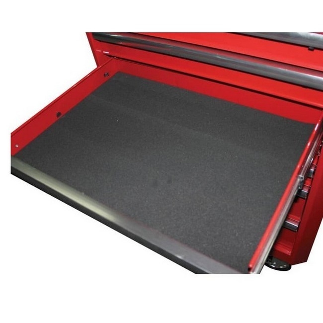 Supplywise replacement drawer liner for tool cabinets 220 x 390 mm similar to the Chamberlains black non-slip plastic drawer liner 220×390 mm for tool cabinets
