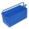 Supplywise's 76-piece professional tool kit with cantilever toolbox similar to the Castor And Ladder blue 76-piece steel cantilever tool set in portable toolbox.