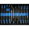 Supplywise's 155-piece roller cabinet tool set similar to the Caslad black 6-drawer steel roller tool cabinet with 155-piece set