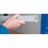 Supplywise's boltless industrial shelving 265kg shelf capacity similar to the Trojan Trolley blue 5-shelf mdf and steel shelving unit with 265kg capacity.