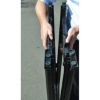 Supplywise's portable folding sawhorse 100kg capacity similar to the Leroy Merlin pair of foldable plastic sawhorses, non-slip, 100kg capacity