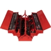 Supplywise's 48-piece engineers tool kit steel cantilever toolbox similar to the Leroy Merlin 48-piece steel cantilever engineer's toolkit in industrial grey