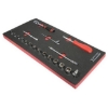 Supply Wise 1/4 inch square drive metric socket set with foam inlay similar to the Makro 19-piece 1/4" drive metric socket set in red foam inlay