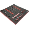 Supply Wise 23-piece metric ratchet spanner and socket set similar to the Leroy Merlin 23-piece metric ratchet spanner and socket set with foam inlay