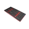 Supply Wise engineers file set with foam inlay similar to the Castor And Ladder 12-piece engineers' file set in red-contrast foam inlay