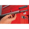Supplywize heavy-duty 7-drawer steel roller cabinet similar to the Leroy Merlin 7-drawer steel roller cabinet on castors, red and grey.