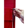 Supplywise's heavy-duty 3-drawer steel tool cabinet similar to the Builders Warehouse red and grey 3-drawer steel roller cabinet on lockable castors.