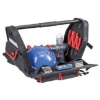 Supply Wise heavy duty tool basket with shoulder strap similar to the Castor And Ladder black pvc and metal tool basket with shoulder strap and cover.