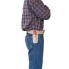 Supplywise durable leather trimming knife pouch for tradesmen similar to the Sa Ladder tan leather single-pocket knife pouch with belt slits.