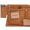 Supply Wise 10-pocket leather tool belt similar to the Sa Ladder brown leather 10-pocket tool belt with tape holder, 55×22cm