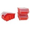 Supply Wise's impact-resistant plastic toolbox 9 compartments similar to the Cashbuild grey plastic toolbox, 9 compartments, removable organisers