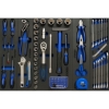 Supply Wise 76-piece professional mechanic tool kit similar to the Castor And Ladder blue 76-piece steel cantilever toolbox with tools