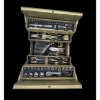 Supply Wise 76-piece professional tool kit for mechanics similar to the Castor And Ladder 76-piece professional steel cantilever toolbox in khaki for workshops.