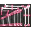 Supplywise's 155-piece roller cabinet tool set similar to the Caslad pink six-drawer steel roller tool cabinet with 155-piece set.