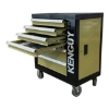 S-Wise 155-piece lockable roller tool cabinet with 6 drawers similar to the Caslad 155-piece 6-drawer black and khaki steel roller tool cabinet