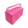 Supplywise's 76-piece professional tool kit with cantilever toolbox similar to the Castor And Ladder 76-piece pink steel cantilever toolbox with sockets and spanners