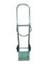 Supplywise steel trolley similar to the Mica industrial steel trolley for transporting single gas cylinders.
