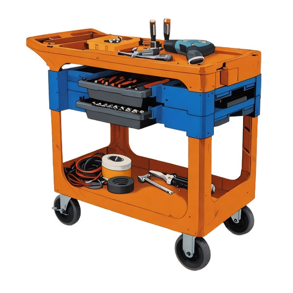 Mobile tool trolleys with multiple drawers - heavy-duty workshop storage carts for South African industrial mechanics and garages