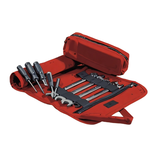 Heavy-duty tool rolls and canvas pouches for portable wrench and hand tool storage - trusted by South African industrial contractors